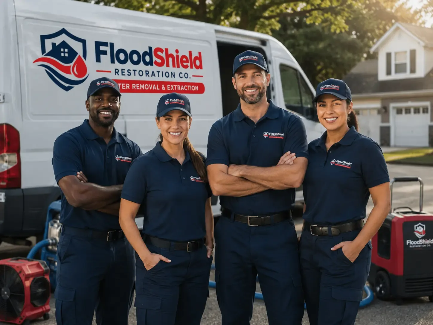 Flood Damage Restoration company in Rosalie, NE